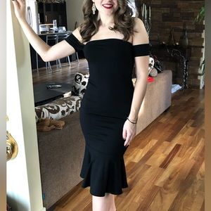 Forever 21 off shoulder mermaid dress